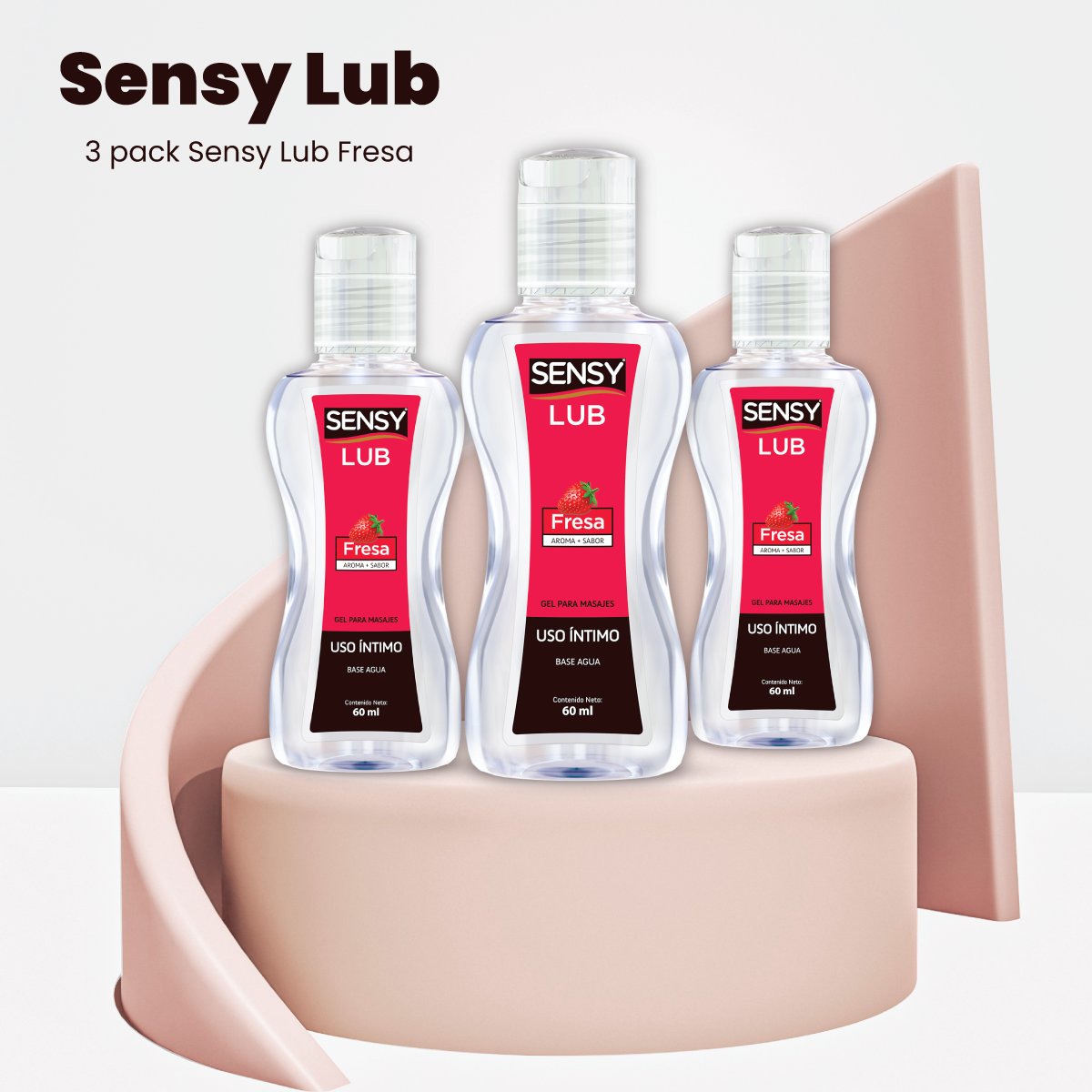 Image of Sensy Lub 3 Pack Fresa