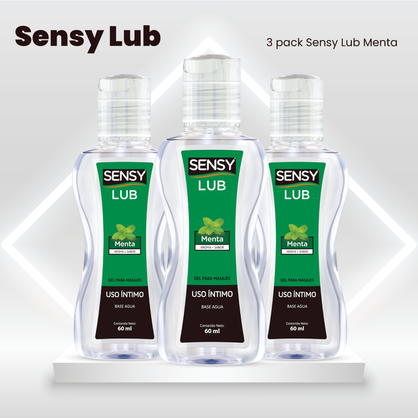 Sensy Lub 3 Pack Menta
