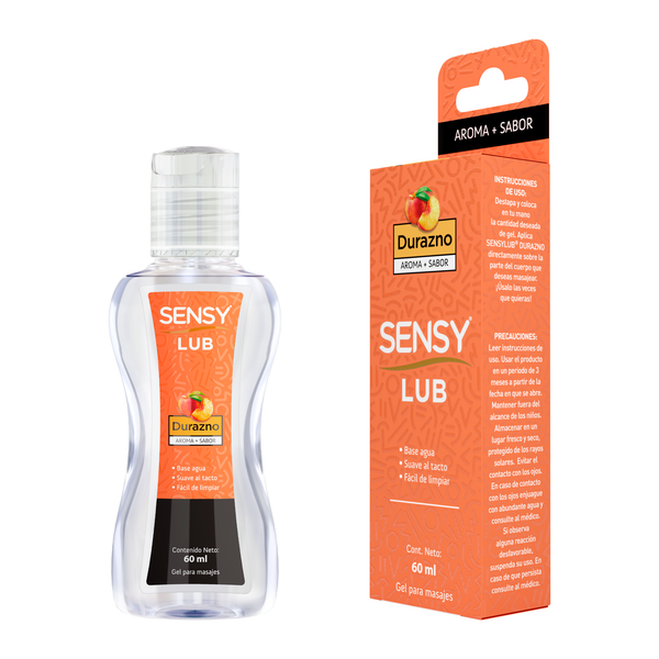 Sensy Lub 3 Pack Durazno