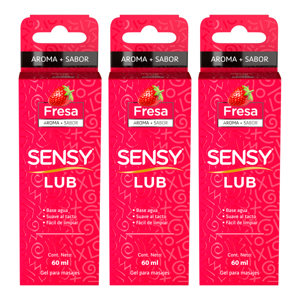 Sensy Lub 3 Pack Fresa
