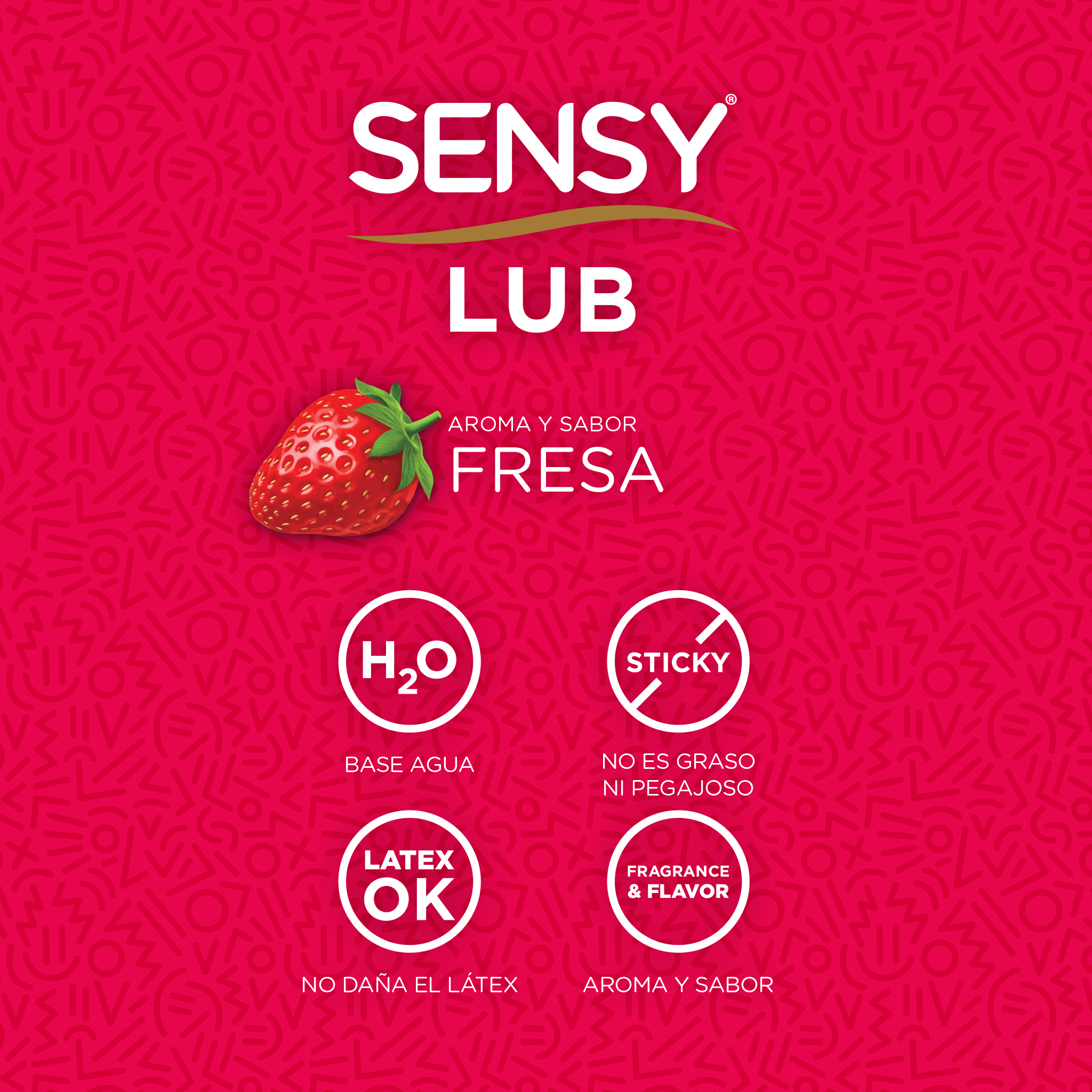 Image of Sensy Lub 3 Pack Fresa
