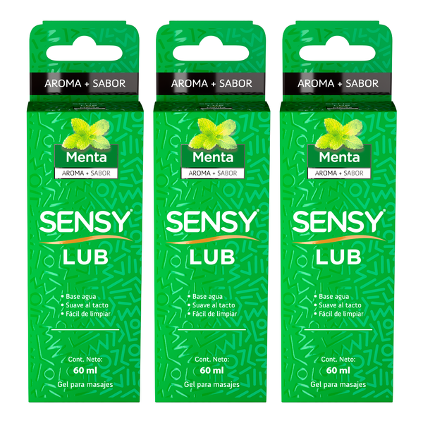 Sensy Lub 3 Pack Menta